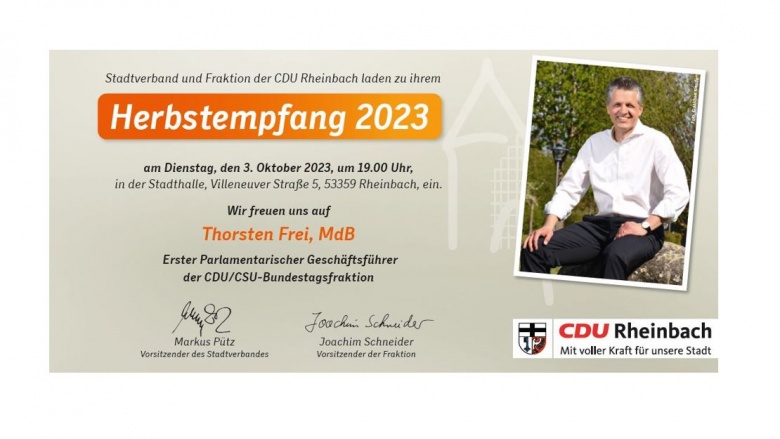 Einladung CDU-SV Rheinbach