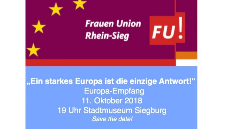 Europa-Empfang 2018 der Frauen Union Rhein-Sieg