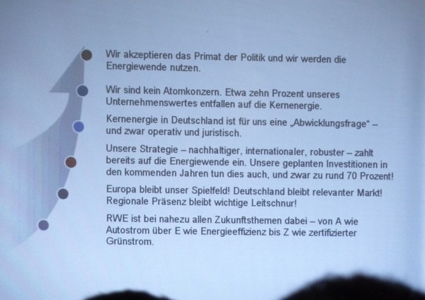 1. Energiepolitische Podiumsdiskussion des AK Wirtschaft (Juli 2011)