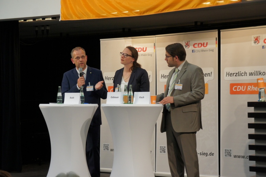 3. Vorstellungsrunde Landtagswahlkreis 28 in Siegburg (Mai 2016)