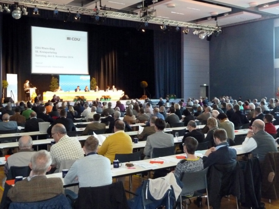 58. Kreisparteitag der CDU Rhein-Sieg in Hennef (November 2014)