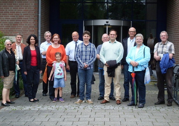 Besuch der Wahnbachtalsperre durch den AK Wirtschaft und Energie (Juli 2014)