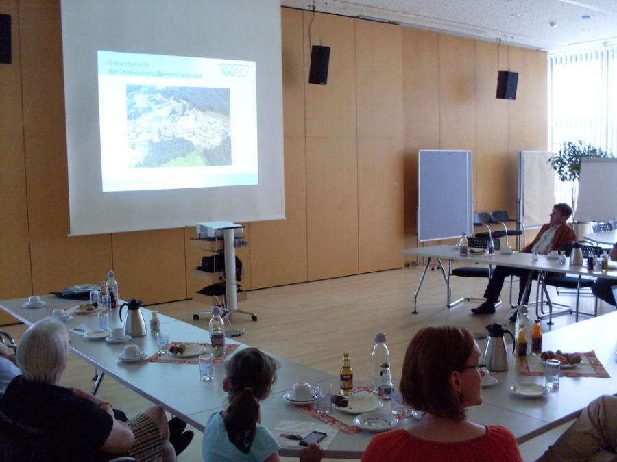 Besuch der Wahnbachtalsperre durch den AK Wirtschaft und Energie (Juli 2014)