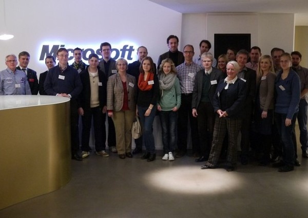Besuch des Arbeitskreis Wirtschaft bei Microsoft (November 2013)
