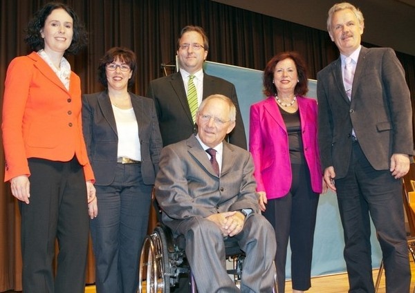 Bundesfinanzminister Wolfgang Schäuble in Rheinbach (Mai 2012)