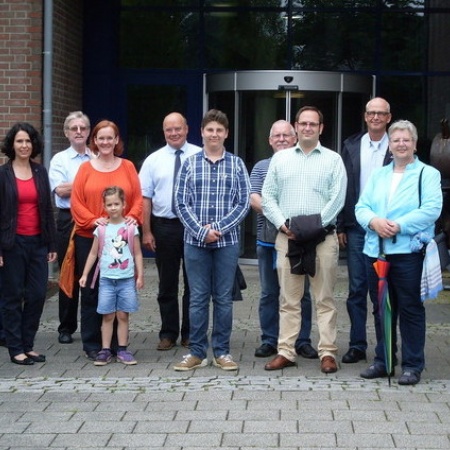 Besuch der Wahnbachtalsperre durch den AK Wirtschaft und Energie (Juli 2014)