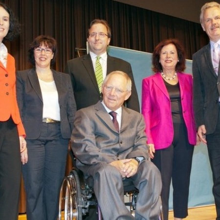 Bundesfinanzminister Wolfgang Schäuble in Rheinbach (Mai 2012)